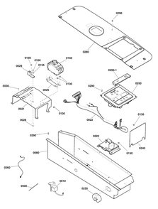Control Panel Group Diagram and Parts List for 040490-04  Briggs and Stratton Generator